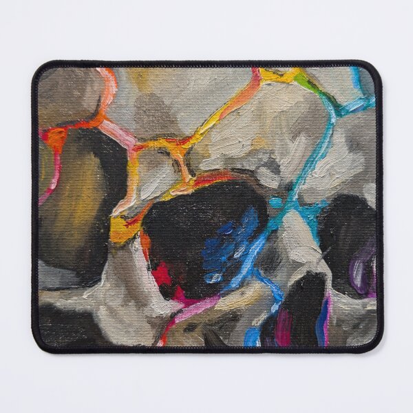 Item preview, Rainbow cracked skull designed and sold by Doug Paints.