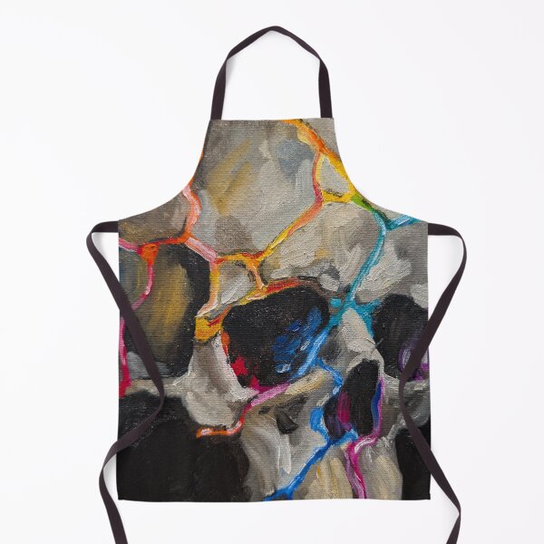 Item preview, Rainbow cracked skull designed and sold by Doug Paints.