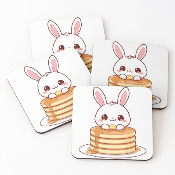 Item preview, Cute Pancake Bunny Sticker | Kawaii Breakfast Bunny Gift designed and sold by Stylestickers55.
