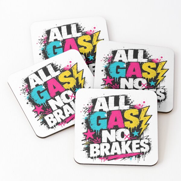 Item preview, All Gas No Brakes – Graffiti Street Art Design designed and sold by Dogandesighn.
