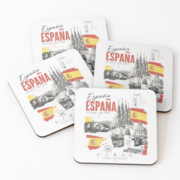 Item preview, Spain Cultural Travel Poster designed and sold by EdwinkOne.