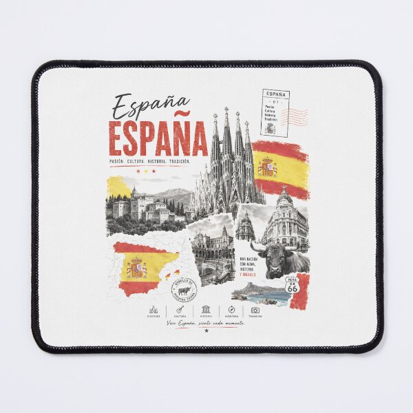 Item preview, Spain Cultural Travel Poster designed and sold by AtuqStudio.