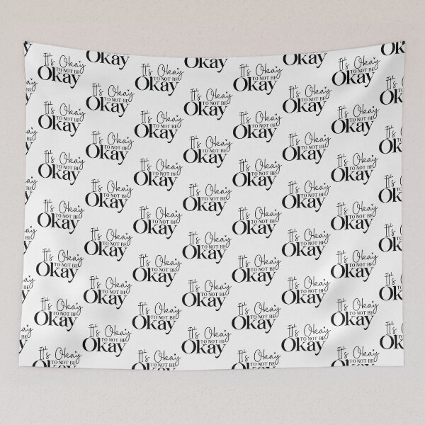 Item preview, Its Okay To Not Be Okay - Mental Health Quotes Retro Vintage Aesthetic Cute Self Care Support Gift designed and sold by FuzionRaptor.