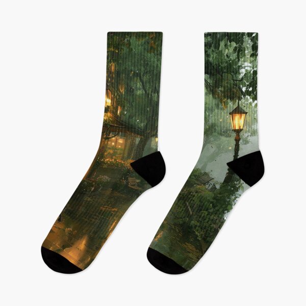 Item preview, Rainy Garden Cafe Cozy Botanical Scene designed and sold by Rtymer.