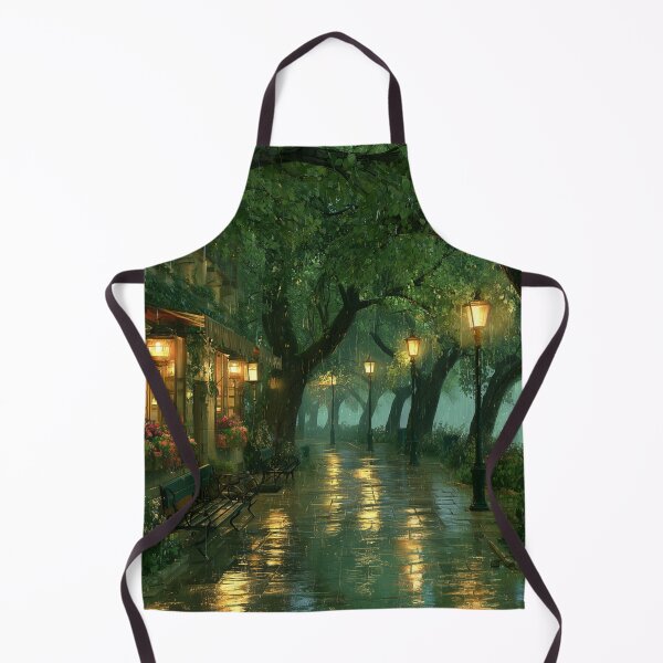 Item preview, Rainy Garden Cafe Cozy Botanical Scene designed and sold by Rtymer.