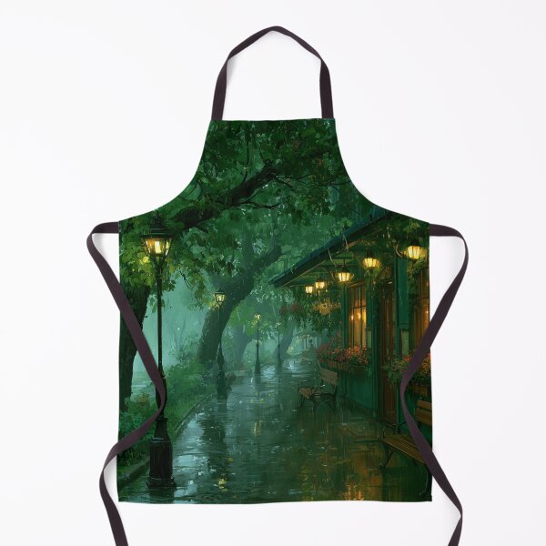Item preview, Rainy Garden Cafe Cozy Botanical Scene designed and sold by Rtymer.