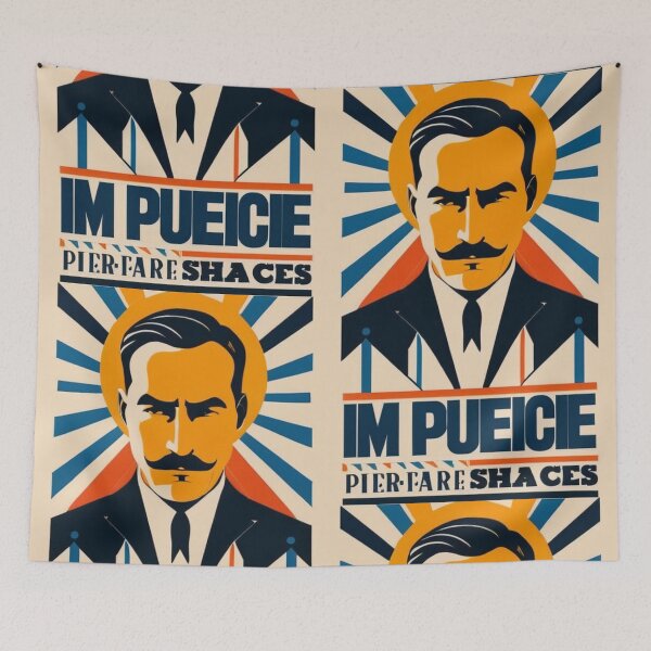 Item preview, Art - Parodic Propaganda Poster, 1920s-1930s Modernist Style designed and sold by Beat-It.