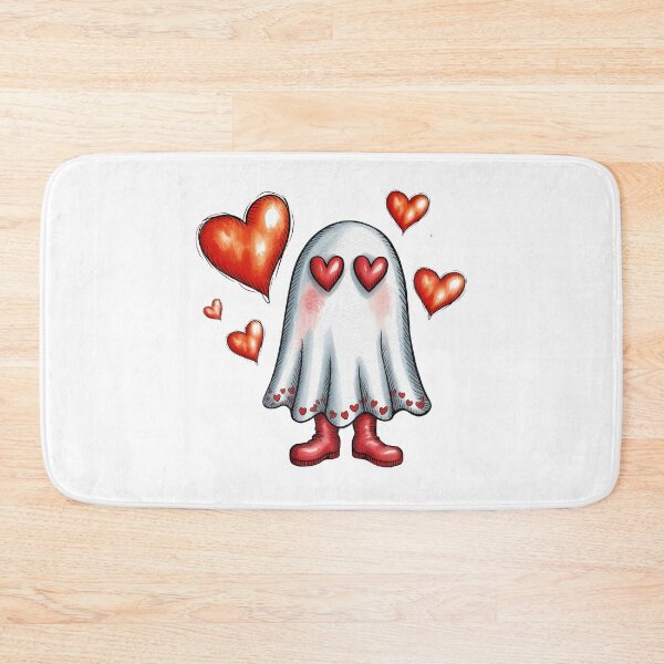 Item preview, Ghost with Red Hearts designed and sold by jkrphoto.