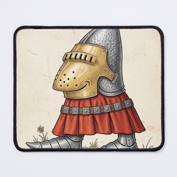Item preview, Medieval Walking Helmet – Manuscript Marginalia designed and sold by ElNiro.