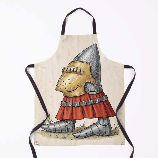 Item preview, Medieval Walking Helmet – Manuscript Marginalia designed and sold by ElNiro.