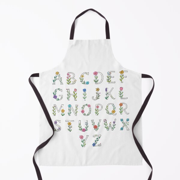 Item preview, Floral alphabet designed and sold by uunaa.