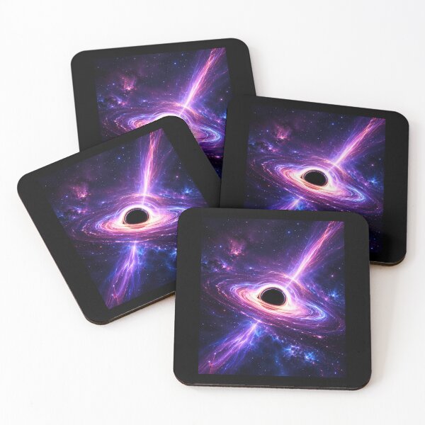 Item preview, Black Hole with Jets and Nebula designed and sold by A-M-G-Shop.