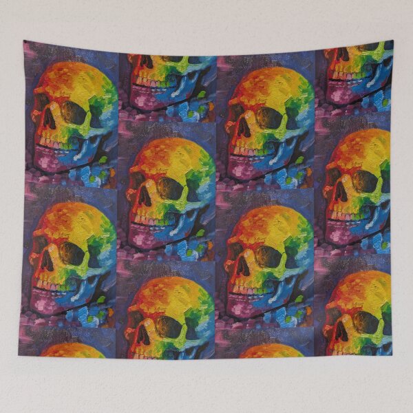 Item preview, Pride month skull designed and sold by Doug Paints.