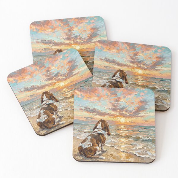 Item preview, Beach Days – Basset Hound designed and sold by AjaTrier.