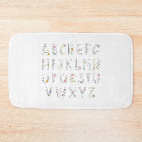 Item preview,  Floral alphabet designed and sold by uunaa.