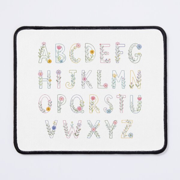 Item preview,  Floral alphabet designed and sold by uunaa.