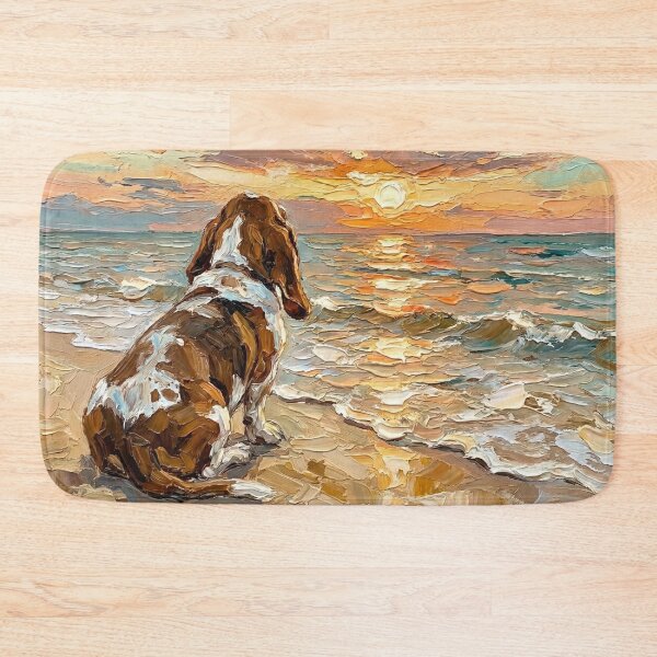 Item preview, Beach Days – Basset Hound designed and sold by AjaTrier.