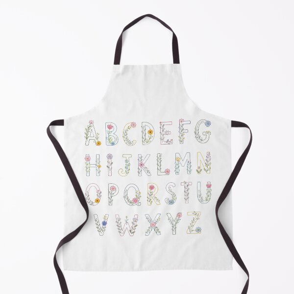 Item preview, Floral alphabet designed and sold by uunaa.