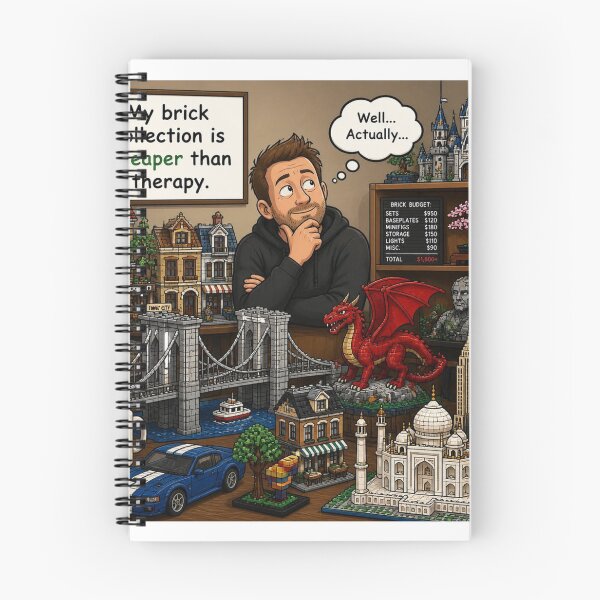 Item preview, My brick collection is cheaper than therapy. Well...Actually... designed and sold by CinemaChronik.
