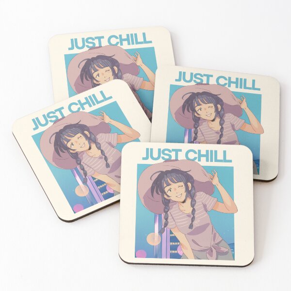 Item preview, Just Chill Anime Aesthetic Girl designed and sold by LunaVales.