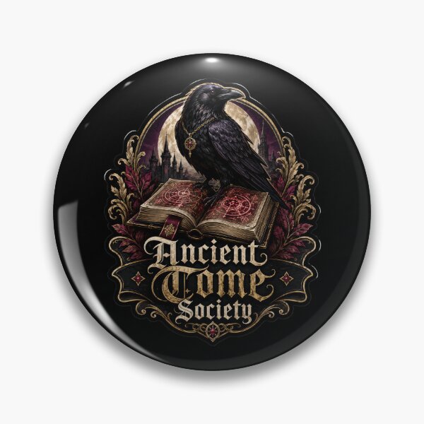 Item preview, Ancient Tome Society Raven Book Sticker  designed and sold by Sketchlegacy.
