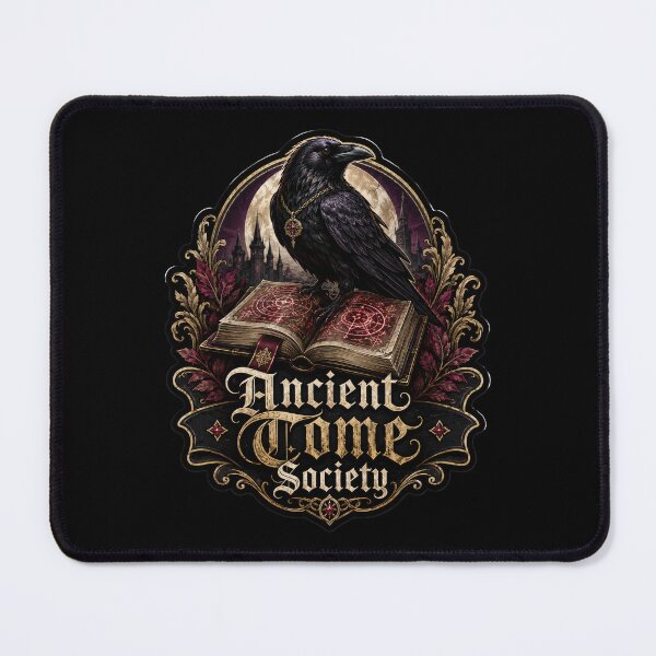 Item preview, Ancient Tome Society Raven Book Sticker designed and sold by Sketchlegacy.