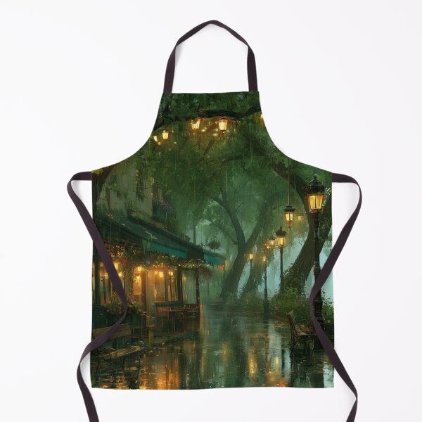 Item preview, Rainy Garden Cafe Cozy Botanical Scene designed and sold by Rtymer.