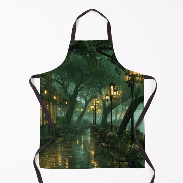 Item preview, Rainy Garden Cafe Cozy Botanical Scene designed and sold by Rtymer.