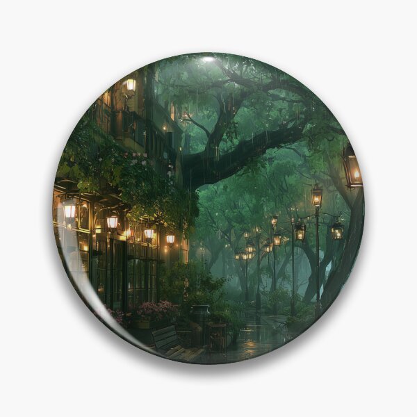 Item preview, Rainy Garden Cafe Cozy Botanical Scene designed and sold by Rtymer.