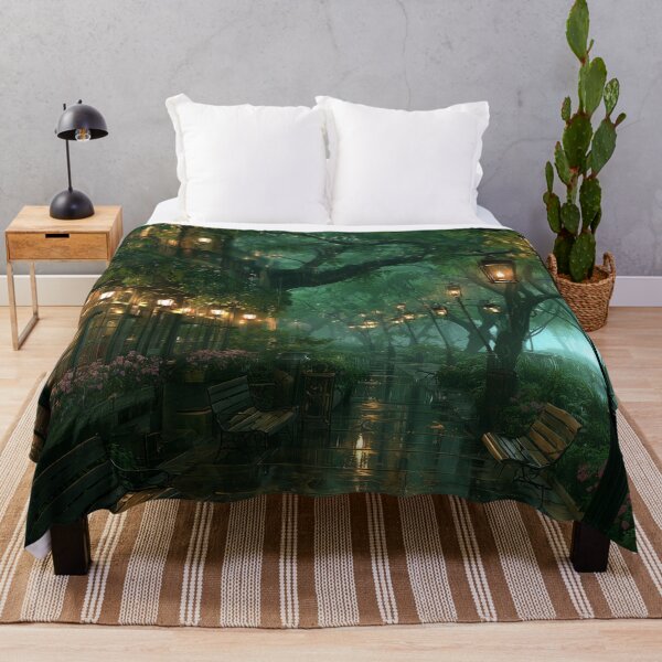 Item preview, Rainy Garden Cafe Cozy Botanical Scene designed and sold by Rtymer.