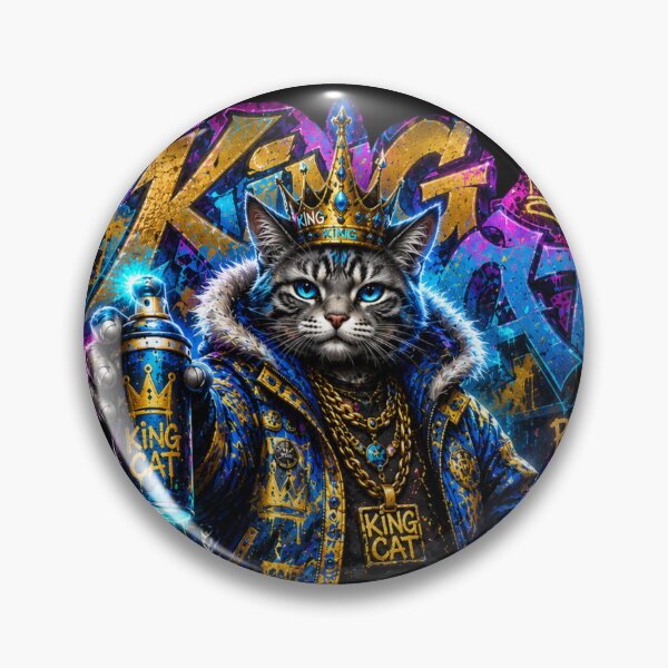 Item preview, King Cat – Royal Street Graffiti designed and sold by Neon Riot Studio.