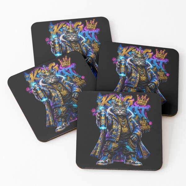 Item preview, King Cat – Royal Street Graffiti designed and sold by Neon Riot Studio.