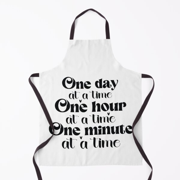 Item preview, One Day At A Time One Hour One Minute - Mental Health Quotes Retro Vintage Aesthetic Cute Gift designed and sold by FuzionRaptor.