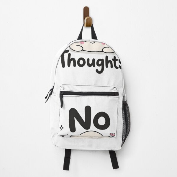 Item preview, No Thoughts Cute Kawaii Cloud | Funny Lazy Mood Minimal Quote Sticker designed and sold by Sanika arts .