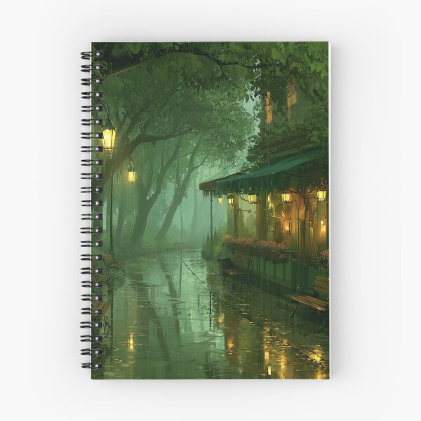 Item preview, Rainy Garden Cafe Cozy Botanical Scene designed and sold by Rtymer.