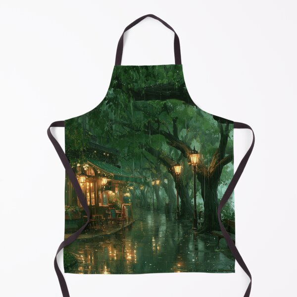 Item preview, Rainy Garden Cafe Cozy Botanical Scene designed and sold by Rtymer.