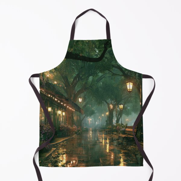 Item preview, Rainy Garden Cafe Cozy Botanical Scene designed and sold by Rtymer.