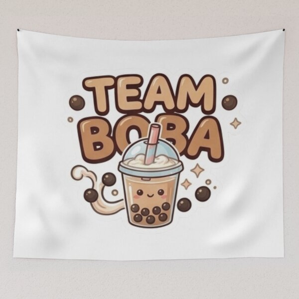 Item preview, Team Boba -Cute Kawaii Team Drinks - Laptop & Suitcase Stickers designed and sold by asumintjapan1.