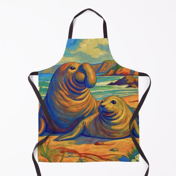 Item preview, Elephant seals Neil the seal designed and sold by Helios Be. Lavsh.