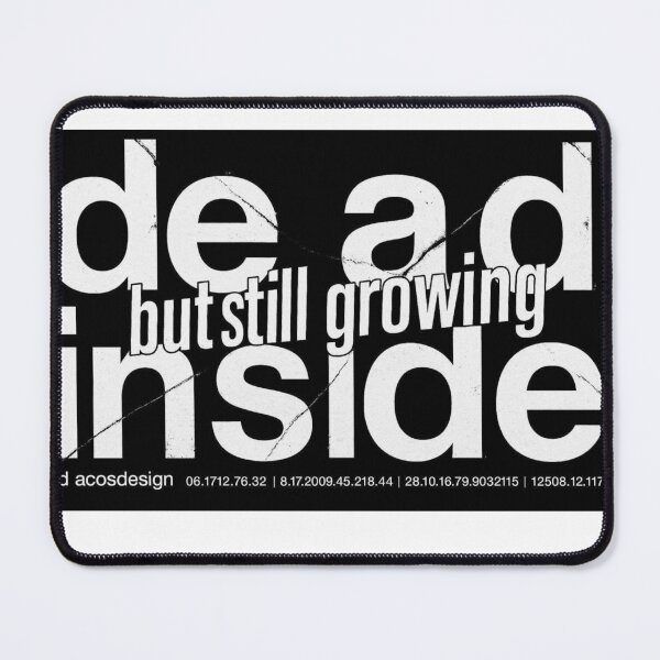Item preview, Dead Inside But Still Growing - Industrial Box Logo Design designed and sold by AcosDesign.