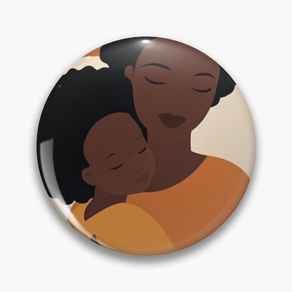Item preview, Art - Depiction of a Mother and Child, Afro-Bohemian Aesthetic designed and sold by Beat-It.