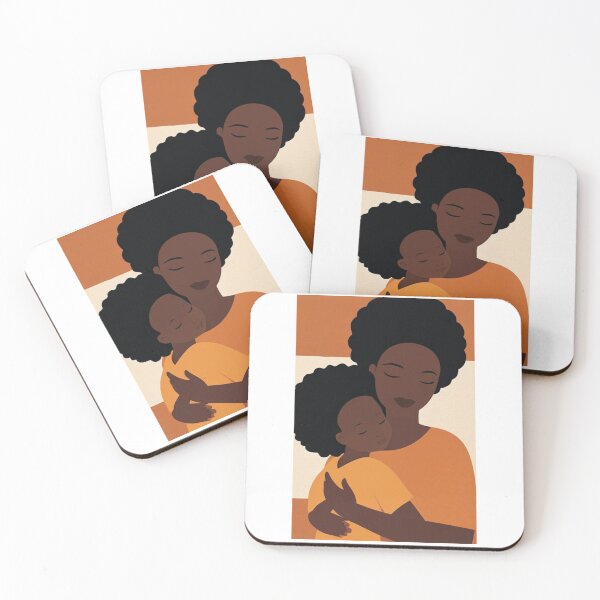 Item preview, Art - Depiction of a Mother and Child, Afro-Bohemian Aesthetic designed and sold by Beat-It.
