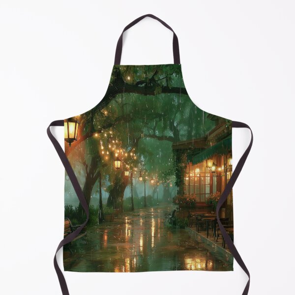 Item preview, Rainy Garden Cafe Cozy Botanical Scene designed and sold by Rtymer.