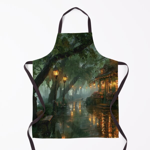 Item preview, Rainy Garden Cafe Cozy Botanical Scene designed and sold by Rtymer.