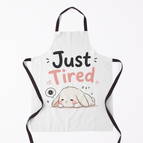Item preview, Just Tired Cute Sleepy Bunny | Funny Tired Mood Aesthetic Sticker designed and sold by Sanika arts .