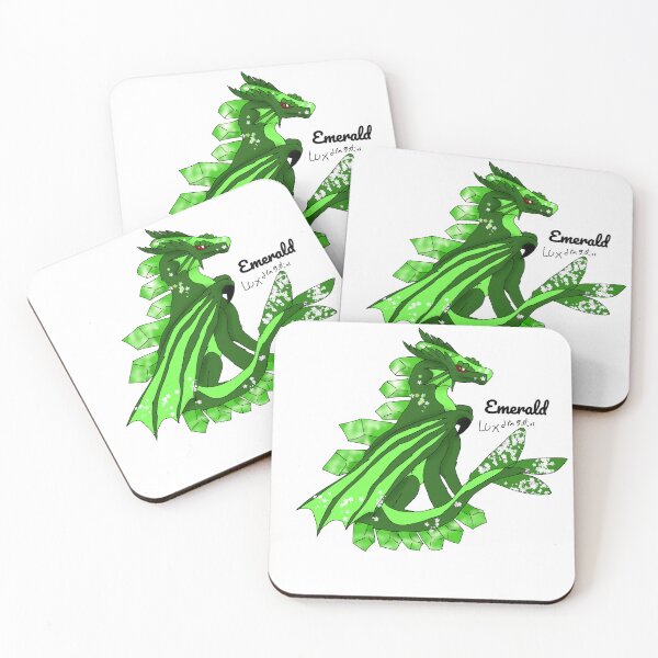 Item preview, Emerald Birthstone dragons designed and sold by Lux Dragons Emporium.