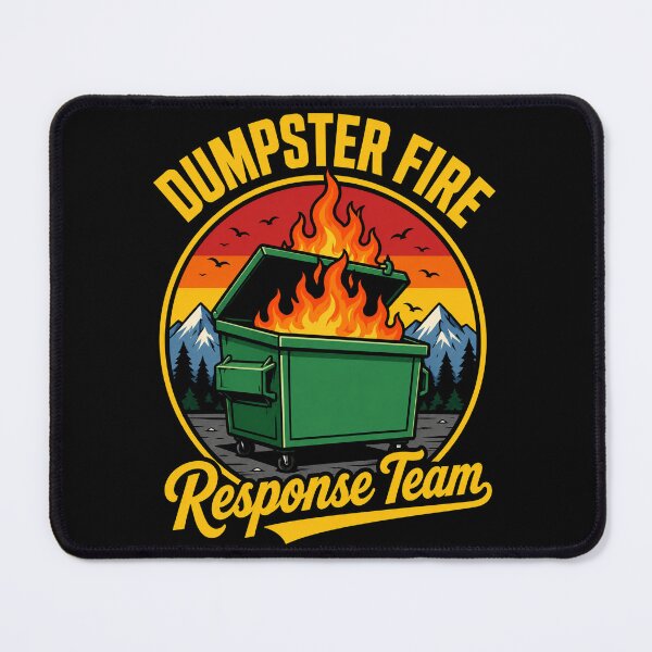 Item preview, dumpster fire response team designed and sold by Kladhadredo.