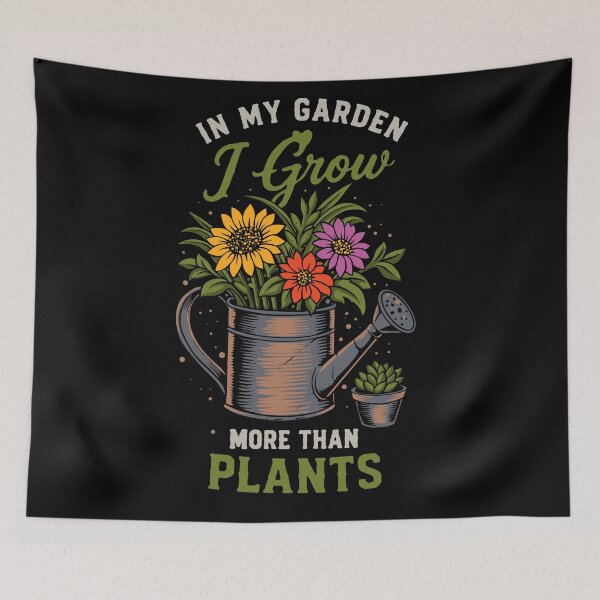 Item preview, In My Garden I Grow More Than Plants T-Shirt designed and sold by phsycartwork.