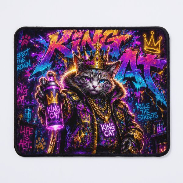 Item preview, King Cat – Neon Graffiti Legend designed and sold by Neon Riot Studio.