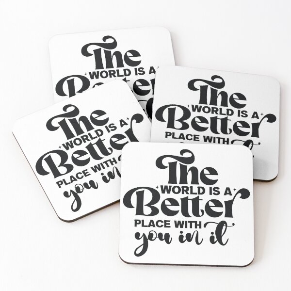 Item preview, The World Is A Better Place With You In It - Mental Health Quotes Retro Vintage Aesthetic Gift designed and sold by FuzionRaptor.